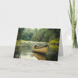 Kanoe in einem Fluss