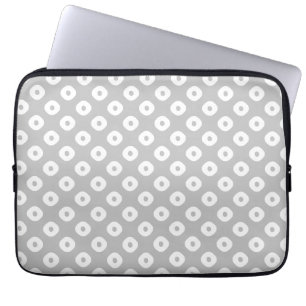 "Kanoko" Fawn Spot Muster weiß Laptopschutzhülle
