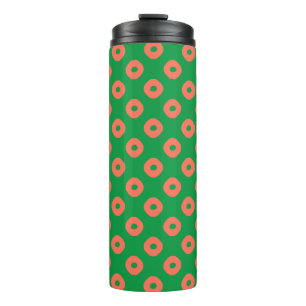 "Kanoko" Fawn Spot Muster White Thermal Tumbler Thermosbecher