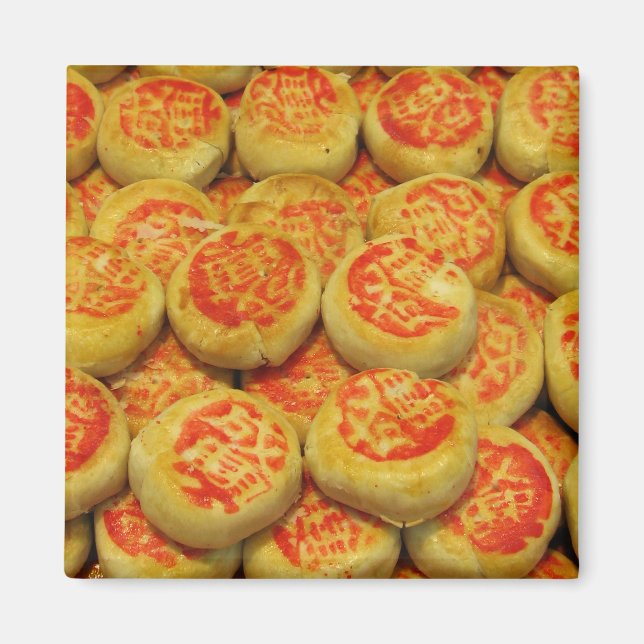 Kanom Pia ข ม เ ปี๊ ะ ~ asiatische Süßigkeiten Nac Magnet (Vorne)