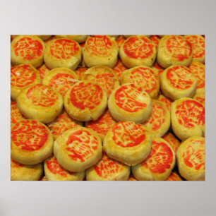 Kanom Pia ข ม เ ปี๊ ะ ~ asiatische Süßigkeiten Nac Poster