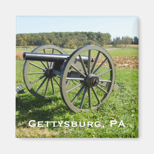 Kanone auf dem Gettysburg-Schlachtfeld Magnet