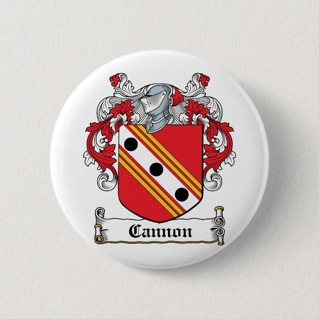 Kanonen-Familienwappen Button (Vorderseite)