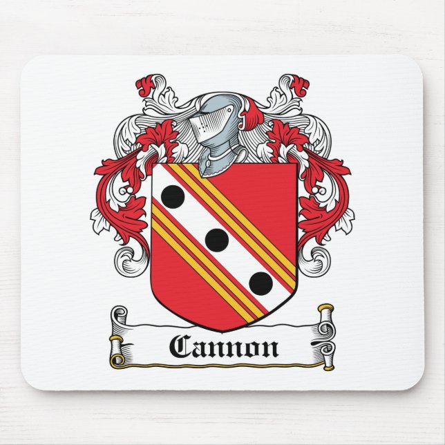 Kanonen-Familienwappen Mousepad (Vorne)