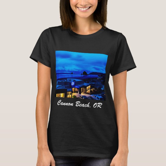 Kanonen-Strand KüstenNightscape T - Shirt (Vorderseite)