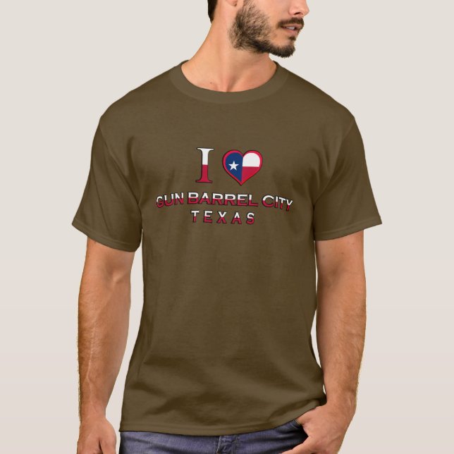 Kanonenrohr-Stadt, Texas T-Shirt (Vorderseite)