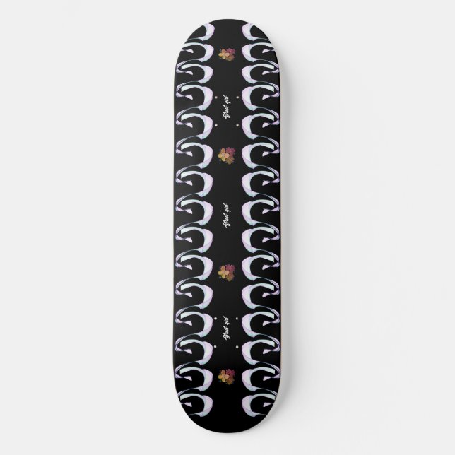 Kanote Style Classic Lila und Black Street Girl Skateboard (Vorderseite)