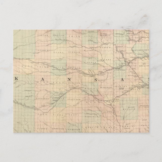 Kansas 6 postkarte (Vorderseite)