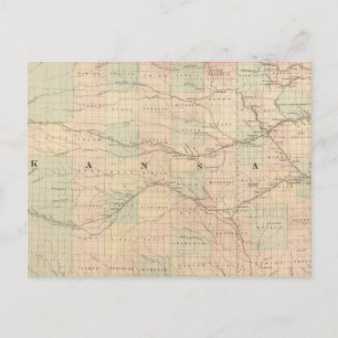 Kansas 6 postkarte