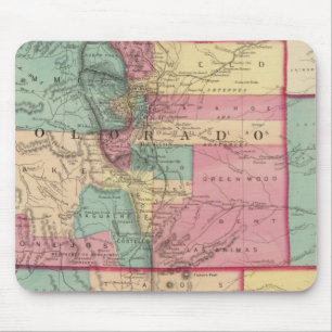 Kansas, Arizona, Colorado, New Mexico und Utah Mousepad