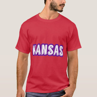Kansas Aufkleber Oversized T-Shirt