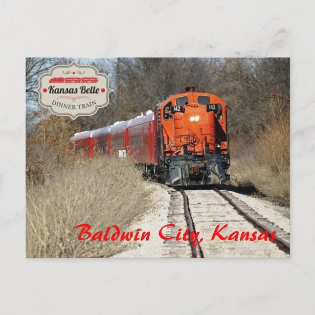Kansas Belle - Motor 142 Postkarte (Vorderseite)