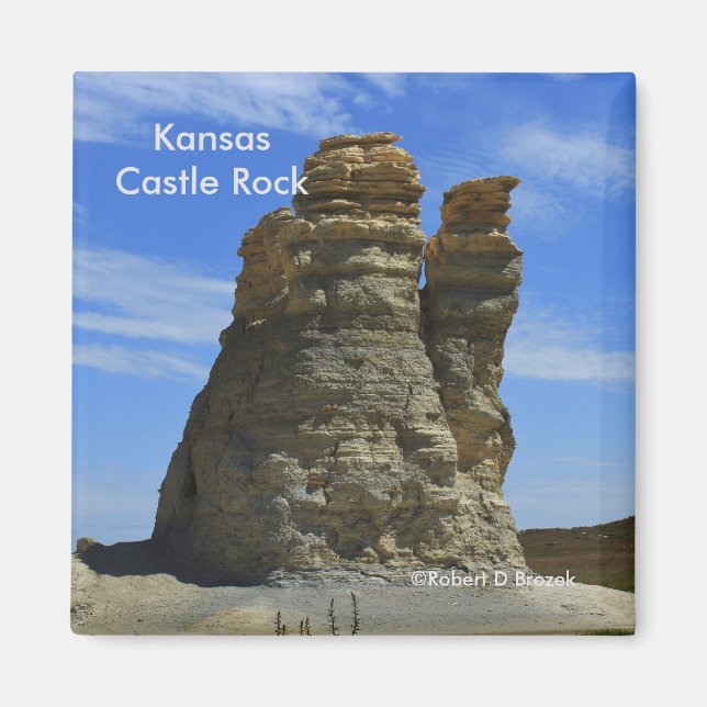 Kansas Castle Rock MAGNET (Vorne)