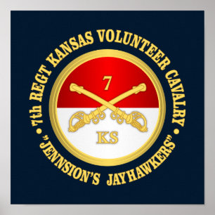 Kansas Cavalry Poster