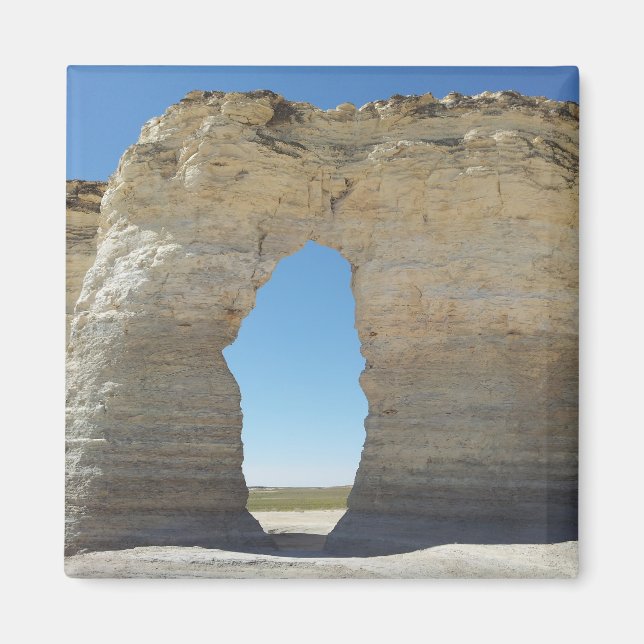 Kansas Chalk Pyramids Magnet (Vorne)