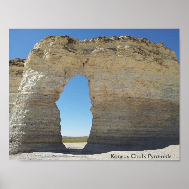 Kansas Chalk Pyramids Poster (Vorne)