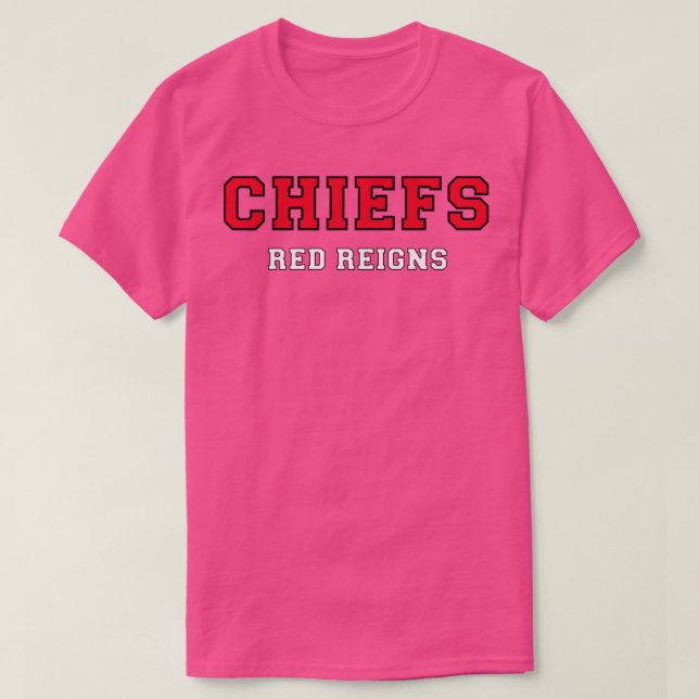 Kansas Chiefs Red Reigns T-Shirt (Design vorne)
