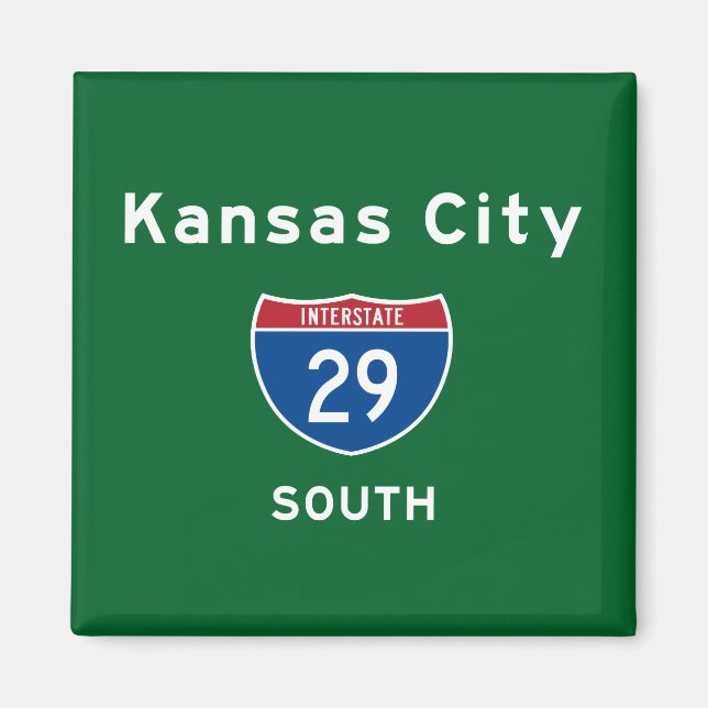 Kansas City 29 Magnet (Vorne)