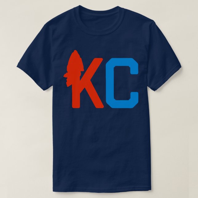 Kansas City Arrow Head KCMO KCK 8 T-Shirt (Design vorne)