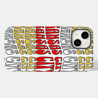 Kansas City Chiefs Colors iPhone 14 Fall Case-Mate iPhone 14 Hülle