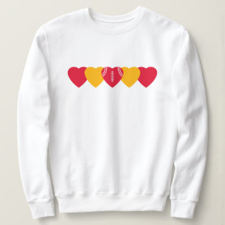 Kansas City Chiefs Heart Football Sweatshirt