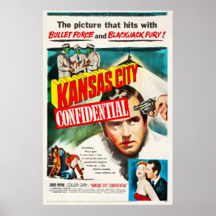 Kansas City Confidential 1952 Film POSTER DRUCK