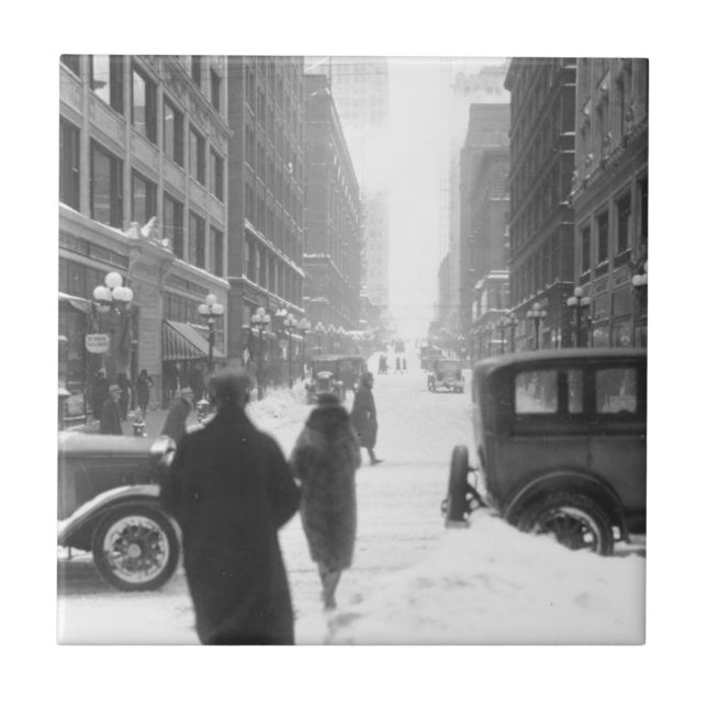 Kansas City der 20er Jahre Fliese (Vorderseite)