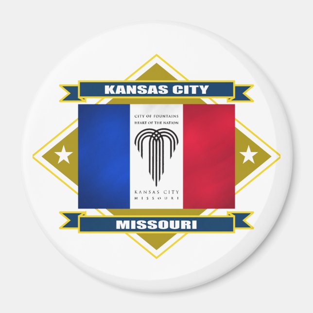 Kansas City Diamond Magnet (Vorne)