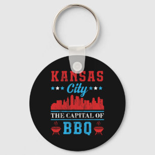 Kansas City Die Hauptstadt Des Bbq Schlüsselanhänger