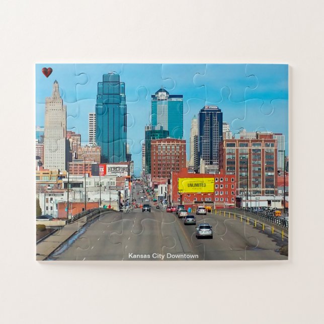 Kansas City Downtown Puzzle (Horizontal)