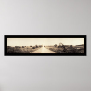 Kansas City Farm Life Foto 1909 Poster