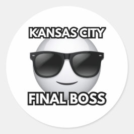 Kansas City Final Boss Cool Emoji Sticker