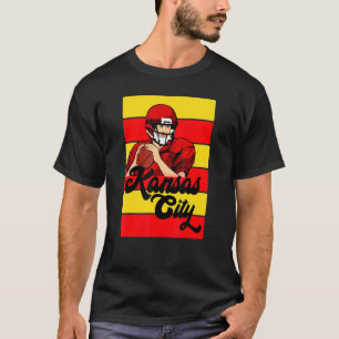 Kansas City Football Liebe Unser Quarterback Kc Ki T-Shirt