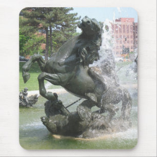 Kansas City Fountain Mousepad