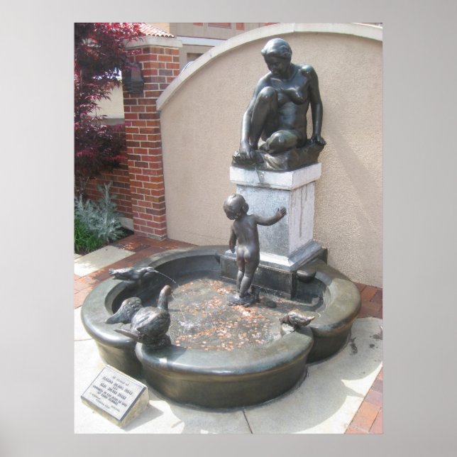 Kansas City Fountain Poster (Vorne)