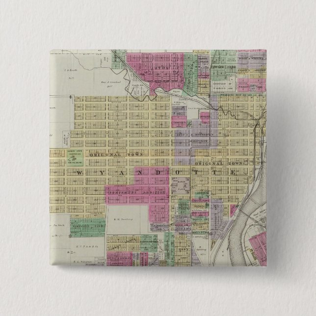 Kansas City, Kansas Button (Vorderseite)