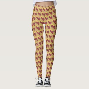 Kansas City Memphis GRILLEN Barbecue Spare Ribs Fe Leggings