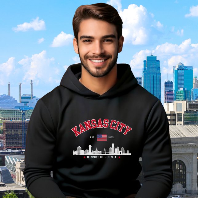 Kansas City Missouri Cityscape  Hoodie (Von Creator hochgeladen)