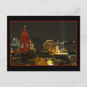 Kansas City, Missouri, Country Club Plaza Lights Postkarte