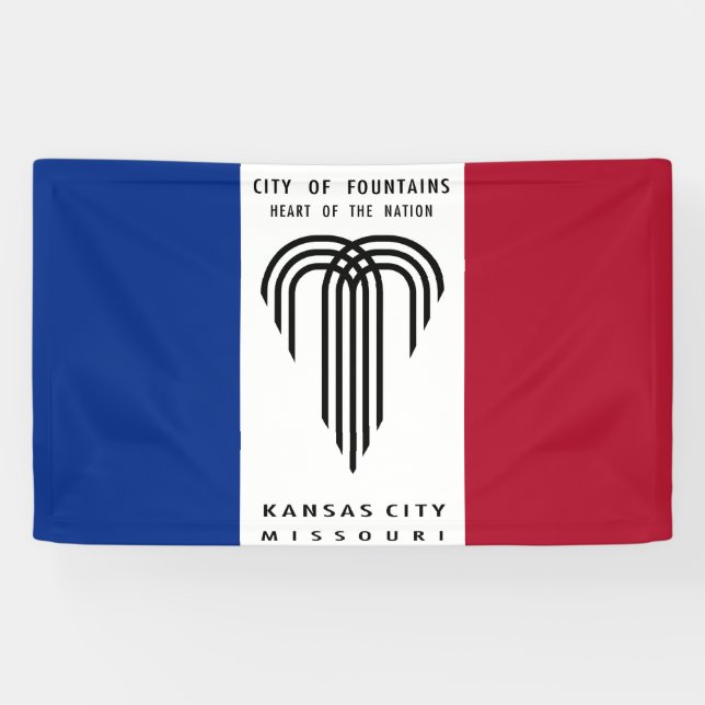 Kansas City Missouri flagge USA Staaten US Banner (Horizontal)