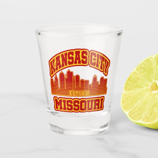 Kansas City, Missouri Schnapsglas (Vorderseite)