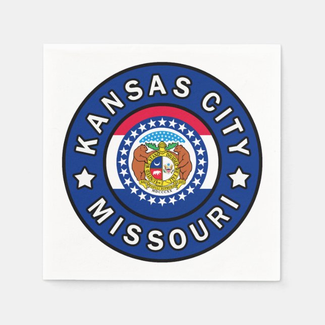 Kansas City Missouri Serviette (Vorderseite)
