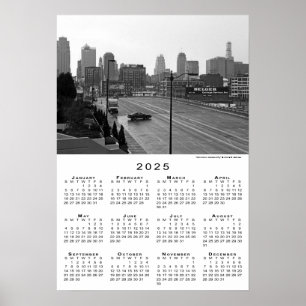 Kansas City, Missouri Skyline 2025 - Kalender Poster