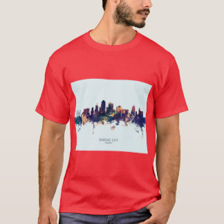 Kansas City Missouri Skyline 3 T-Shirt