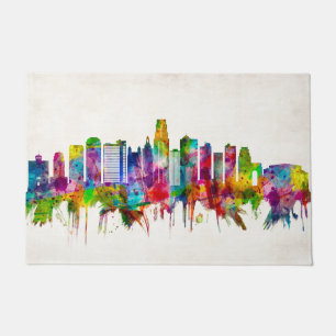 Kansas City Missouri Skyline Fußmatte