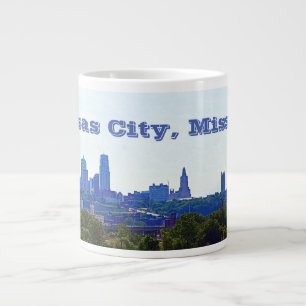 Kansas City, Missouri Skyline Jumbo-Tasse