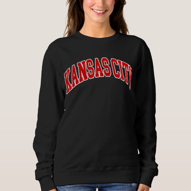 Kansas City Missouri Throwback Classic Sweatshirt (Vorderseite)