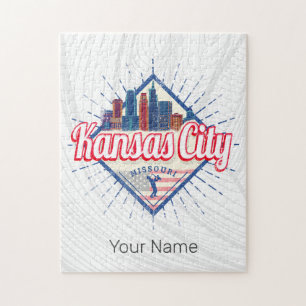 Kansas City Missouri Vereinigte Staaten Skyline Vi Puzzle