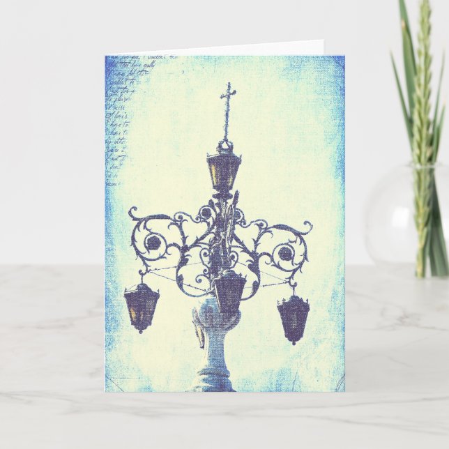 Kansas City Plaza Light mit einer Touch Grunge Karte (Vorderseite)