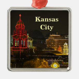 Kansas City Plaza Lights Metal Ornament Aus Metall